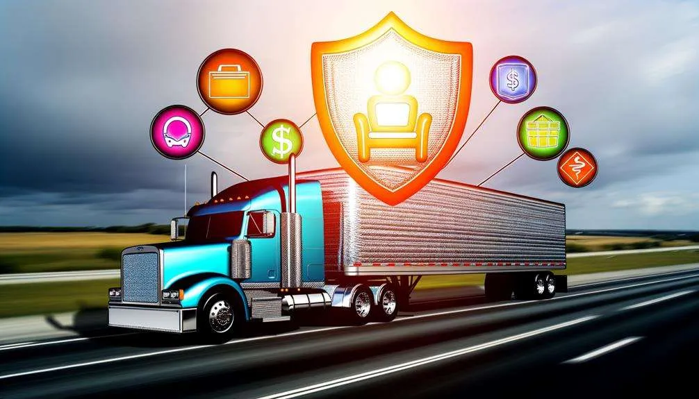 A truck driver reviewing insurance documents, symbolizing comprehensive trucking insurance coverage
